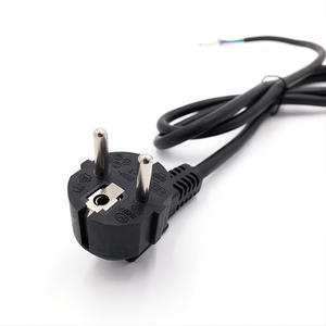 Kabel Daya standar Eropa VDE tiga-inti Plum Blossom Tail kabel daya dengan kepala Prancis garis koneksi tiga lubang Output AC baru - Product Image 3