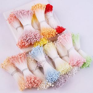 Cuentas de estambre de colores mixtos, centro de flor seca para ramo de novia, tocado, disfraz, manualidades DIY, suministros al por mayor - Product Image 5