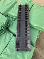 Резиновый пластиковый защитный чехол для кабеля CE RoHS, 2-канальный защитный шнур для дорожного движения