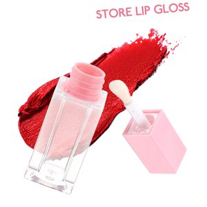 5ml Pink White Black Empty Custom Colored Lip Gloss Tube <b>Container</b> <b>Square</b> Lip Gloss Tubes With Wand - Product Image 4