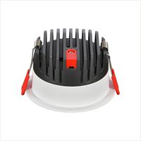 Projecteurs LED COB d'intérieur, projecteur LED encastré 12W20W30W, tension AC220V(±10%), éclairage LED de plafond moderne anti-éblouissement COB pour salon