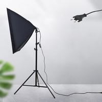 Kit de studio photo vidéo avec boîte à lumière 50x70cm et trépied 2M pour photographie professionnelle, boîtes à lumière à tête unique