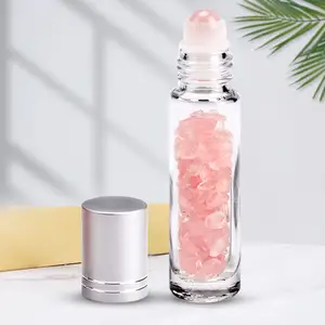 Botol parfum portabel 10 ml botol rol kaca parfum minyak esensial buram kristal