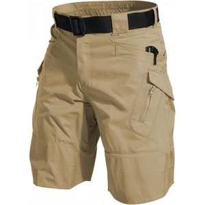 Pantalones Cortos Tácticos para Hombre, Cintura Elástica, Secado Rápido, Tela Oxford, para Senderismo y Actividades al Aire Libre - Product Image 1