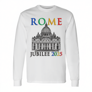 Camiseta de Manga Larga del Jubileo de Roma 2025, Vaticano, Peregrinos de la Esperanza - Product Image 2