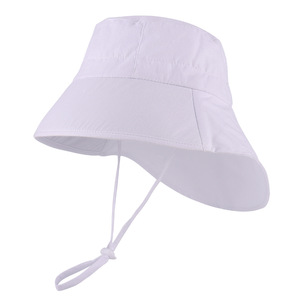 Sombrero de Sol para Niños de 1 a 6 Años con Logotipo Personalizado, 100% Algodón, Protección Solar para Niños, Protección UV, Ala Ancha, Sombrero de Pescador para Niños - Product Image 4