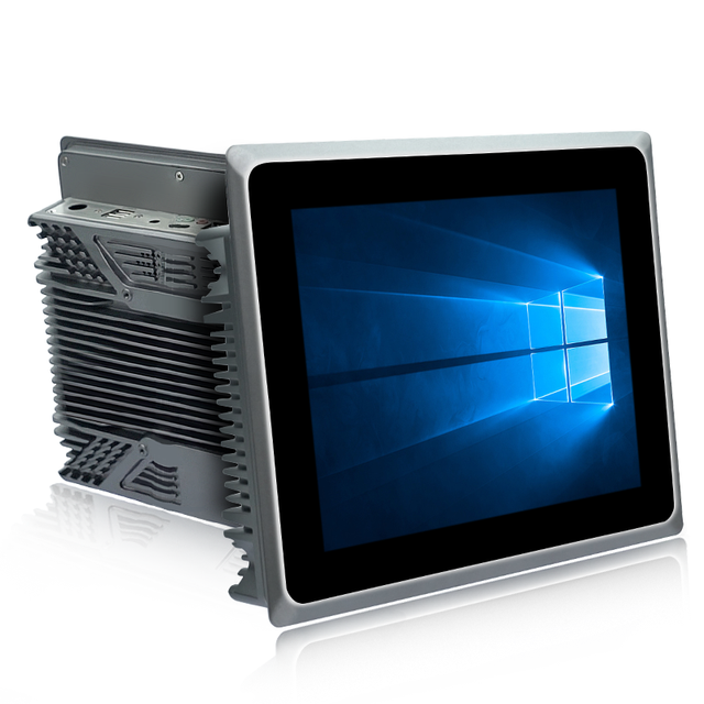 10.4 Inch Fanless Embedded Touch Control LVDS Industrial Panel Pc I7 6500U All in One Computer Ip65 Waterproof Industrial Pc