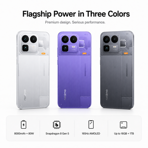 Smartphone Neo8 5G Snapdragon 8 Gen 5 8000mAh 80W Super Charge 50MP <span class=keywords><strong>OIS</strong></span> Camera 165Hz AMOLED NFC Android Mobile Phone Dual - Product Image 4