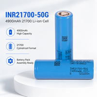 Batterie lithium-ion rechargeable haute capacité et haute puissance 21700 45T 48G 50E 4500mAh 4800mAh 5000mAh pour vélos électriques et outils électriques