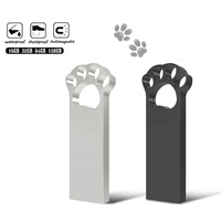Option de couleur noir argenté Logo personnalisé en métal SSD Clé USB pour les besoins de stockage de documents volumineux
