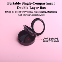 Support de téléphone magnétique portable 4-en-1 personnalisé avec miroir rabattable, brosse à lèvres intégrée et poignée, idéal pour femmes et jeunes filles
