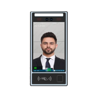 Terminal biométrique de reconnaissance faciale IA pour contrôle d'accès aux portes, avec API gratuite, basé sur le cloud, pour la gestion des présences par empreinte digitale, empreinte palmaire et code QR