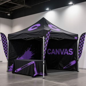 Phổ biến gấp dù để che nắng mái hiên và căng thẳng màng lều cho bên ngoài trời triển lãm thương mại lều từ Trung Quốc - Product Image 1