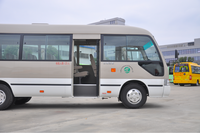 Sièges d'autobus de luxe d'occasion en vente Bon état Conduite à gauche Mini bus 23-30 Passenger Coaster Bus