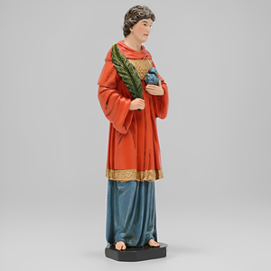 Statua di San Giovanni Battista in Resina, Modello Unico Cattolico Religioso Cristiano Dipinto a Mano - Product Image 2