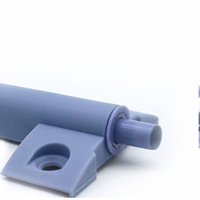 Amortisseur de porte de meuble pneumatique pour bureau à domicile, fermeture douce, système de loquet coulissant à poussoir dissimulé, clip en plastique silencieux