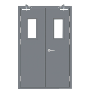 Portes résistantes au feu antivol en acier personnalisées pour les immeubles de grande hauteur Hôtels Restaurants Hôpitaux - Product Image 6