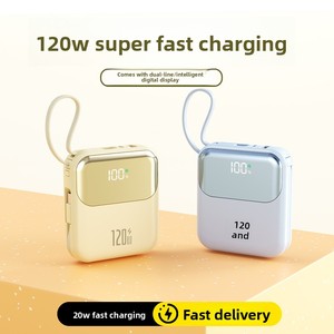 Nuovo Power Bank Portatile da 22.5W con Cavo Integrato, Ricarica Rapida Sicura, Alta Capacità, Batteria Semi-Solid-State Mini, Display LED in PVC - Product Image 2