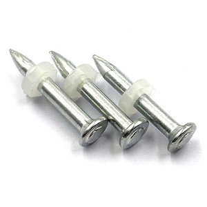 Clou à béton de type DN de haute qualité, prix de gros usine, clou de tir DN avec rondelle en plastique blanc - Product Image 2