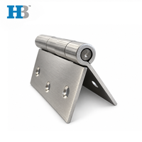 Charnière de porte en acier inoxydable 3,5 pouces US32D, finition 2,2 mm d'épaisseur, charnière de porte à coin carré pour porte de sécurité