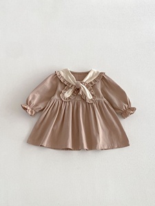 2026 ชุดเดรสฤดูใบไม้ผลิสำหรับเด็กผู้หญิง ชุดเดรสแฟชั่นสไตล์ป่า ชุดเดรสเจ้าหญิงแขนยาวคอปกสไตล์อะคาเดมี่สำหรับเด็กผู้หญิง - Product Image 4