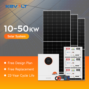 ระบบพลังงานแสงอาทิตย์แบบออฟกริด KEVOLT และระบบพลังงานแสงอาทิตย์แบบไฮบริด 10kW 20kW 30kW ชุดโซลาร์เซลล์พร้อมระบบกักเก็บพลังงานแสงอาทิตย์ NSTLV-16K - Product Image 3