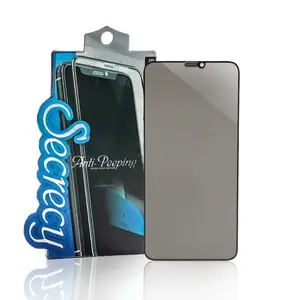 Téléphone portable en verre trempé Anti-peeping de haute qualité pour iPhone Sumsung huawei Protecteur d'écran Film de protection de la vie privée