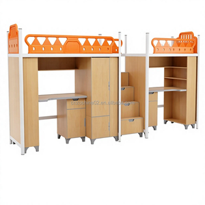 <span class=keywords><strong>Lit</strong></span> superposé Zoshine pour étudiants universitaires avec bureau, armoire et <span class=keywords><strong>escalier</strong></span> intégrés, <span class=keywords><strong>lit</strong></span> mezzanine de dortoir avec rangement - Product Image 2