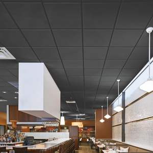 Placas de Techo de Fibra Mineral RH90 de 595x595 mm, Paneles de Techo Falso Insonorizantes para Bares, Salas de KTV, Cines, Restaurantes, Hoteles - Product Image 6