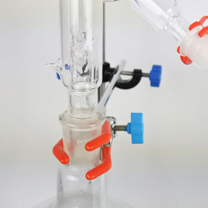 有機化学蒸留装置用の3ウェイ蒸留接続アダプター 蒸留ヘッド 実験用ガラス器具 - Product Image 3
