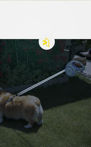 Correa para perro retráctil con cinta de nailon fuerte de 16 pies - Product Image 4