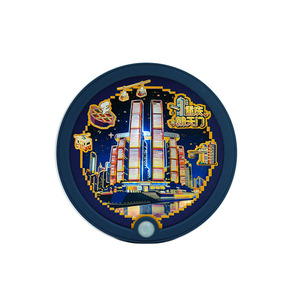 Du Lịch Lưu Niệm Tủ Lạnh Từ Nhỏ Giấy Khắc Ánh Sáng Hộp Thành Phố <span class=keywords><strong>Diorama</strong></span> Giấy Bóng Ánh Sáng Sơn Nam Châm Cho Tủ Lạnh Trang Trí Nội Thất - Product Image 1