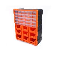 Caja de Herramientas Vertical Ahorradora de Espacio con Cajones Multicapa de Diferentes Tamaños, Organizador de Tornillos y Piezas Pequeñas Electrónicas