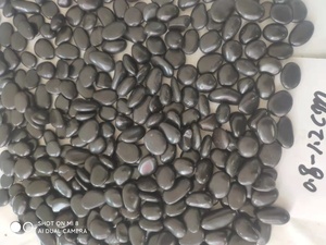 Ciottoli in Pietra Naturale Nera Lucidati a Specchio, Impermeabili, per Camminamenti e Paesaggistica, Eco-Sostenibili e Durevoli, Decorazione per Esterni - Product Image 2