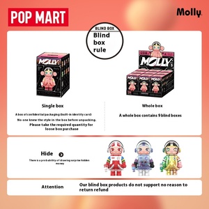 POPMART MEGA SPACE <span class=keywords><strong>MOLLY</strong></span> 100% ซีรีส์ครบรอบ 3 กล่องสุ่มของขวัญ ของเล่นเรซิ่น PVC  ประกอบด้วยฟิกเกอร์ Frozen Cinnamoroll กล่องปริศนา - Product Image 4