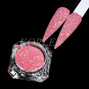 Brillo de Titanio Ultrafino Deslumbrante, Brillo Multicolor Reflectante para Uñas, Polvo de Brillo para Arte de Uñas Altamente Pigmentado, Inorgánico - Product Image 2