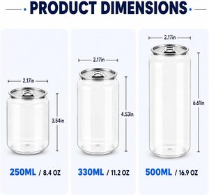 Prix de gros, logo personnalisé, boîtes en PET transparentes avec couvercles pour jus, boissons, gâteaux, bouteilles, emballages en plastique - Product Image 2