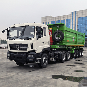 Semi-<span class=keywords><strong>remorque</strong></span> à benne basculante arrière de 60 tonnes, benne basculante arrière en forme de U - Product Image 2