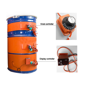 Calentador de Tambor de Metal y Silicona de 220V 1000W, Calentador de Banda para Barriles de 55 Galones con Termostato - Product Image 2