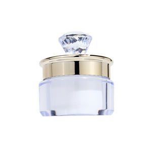 Botella de crema para mujer, 30g, 50g, tapa dorada brillante, plástico transparente, tarros de suero para el cuidado de la piel con clase, crema facial, máscara facial, crema para los ojos - Product Image 1