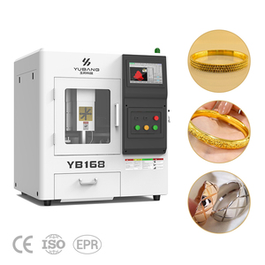 YB168-Z2 5축 고정밀 0.01mm 마이크로 탁상형 휴대용 스틸 CNC 보석 조각 기계 (금, 은용) - Product Image 1