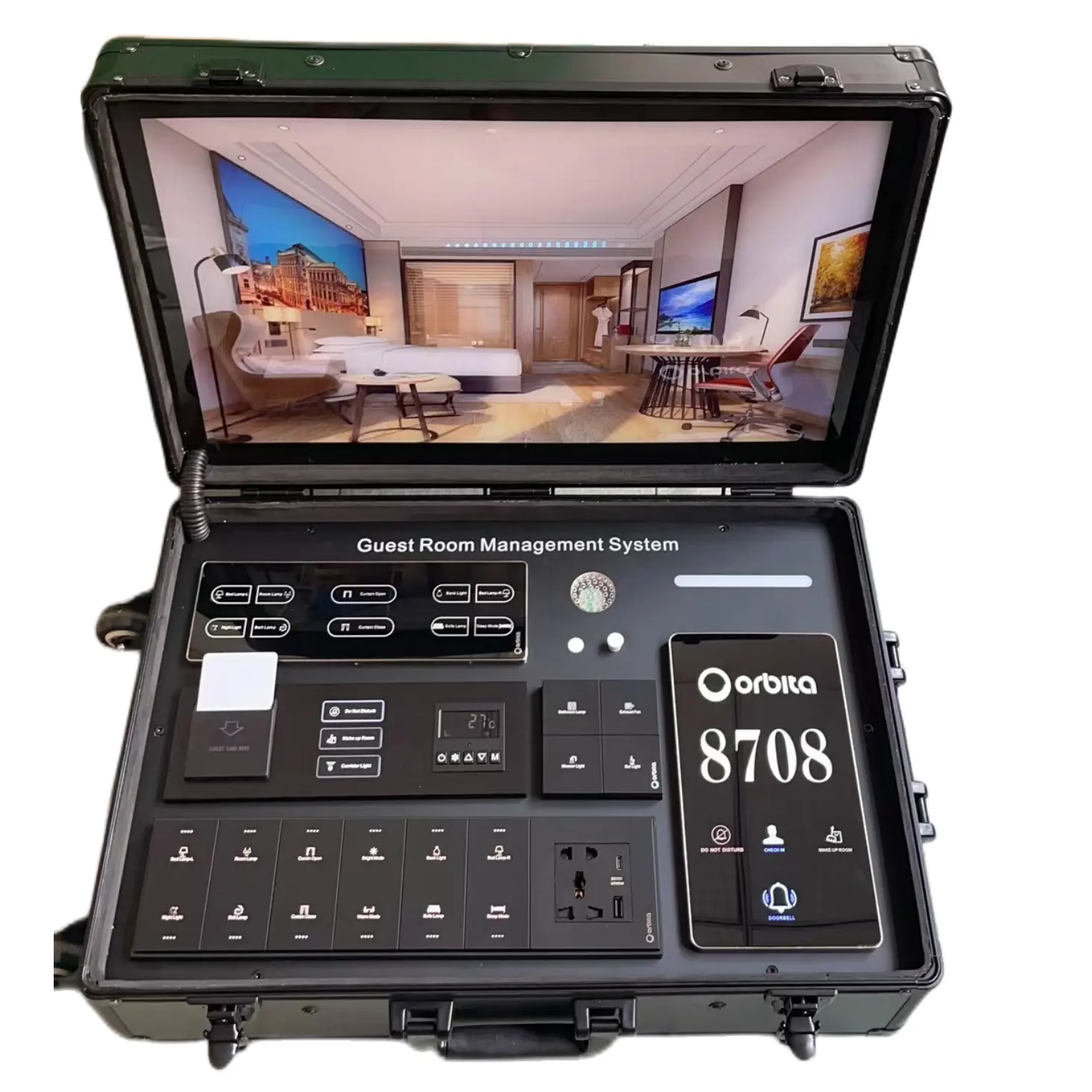 Orbita Smart Room Kit Met Lichtschakelaars Deurmagneet Smart Hotelkamer Controlesysteem
