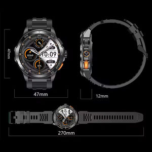สมาร์ทวอทช์ AK77 หน้าจอ AMOLED 1.43 นิ้ว, รองรับการโทรผ่านบลูทูธ, เครื่องติดตามการออกกำลังกาย, สมาร์ทแวร์สำหรับกีฬากลางแจ้ง พร้อมระบบตรวจสอบสุขภาพสำหรับผู้ชายและผู้หญิง - Product Image 5