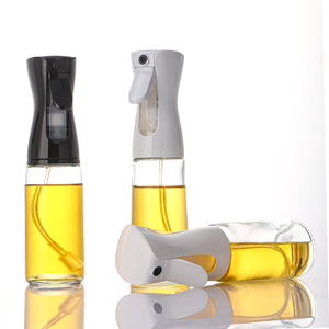 Bottiglia Spray in Vetro da 200ml per Aceto e Olio d'Oliva, Bianca e Nera, per Cucina - Product Image 4
