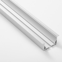 Luminaire linéaire LED suspendu encastré 60W 3CCT dimmable et connectable, profilé en aluminium pour plafond de bureau ou de magasin