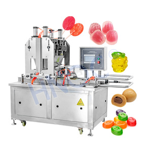 HNOC China hizo una pequeña máquina de depósito de caramelos duros con rodillo de gota de <span class=keywords><strong>gelatina</strong></span> para hacer gomitas <span class=keywords><strong>sin</strong></span> <span class=keywords><strong>azúcar</strong></span> - Product Image 1