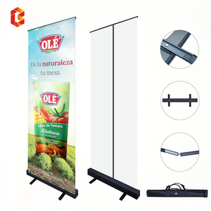 Tùy chỉnh in cuộn lên banner kit-miễn phí dịch vụ thiết kế nhôm đứng 33 inch có thể thu vào biểu ngữ - Product Image 1