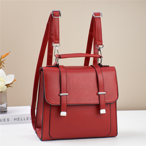 2026 Vintage Small <b>Backpack</b> Shoulder Bag Women Soft Pu Leather Crossbody Bag Multifunction Casual <b>Lady</b> Handbag - Product Image 5