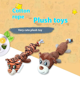 Jouet interactif en corde de coton et peluche pour chien, simulation d'animal, avec fonction couineuse, jouet à mâcher pour animaux de compagnie - Grande Vente - Product Image 6