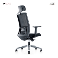 Chaise de bureau de direction ergonomique de luxe à dossier haut, chaise de bureau pivotante, chaise de jeu en maille